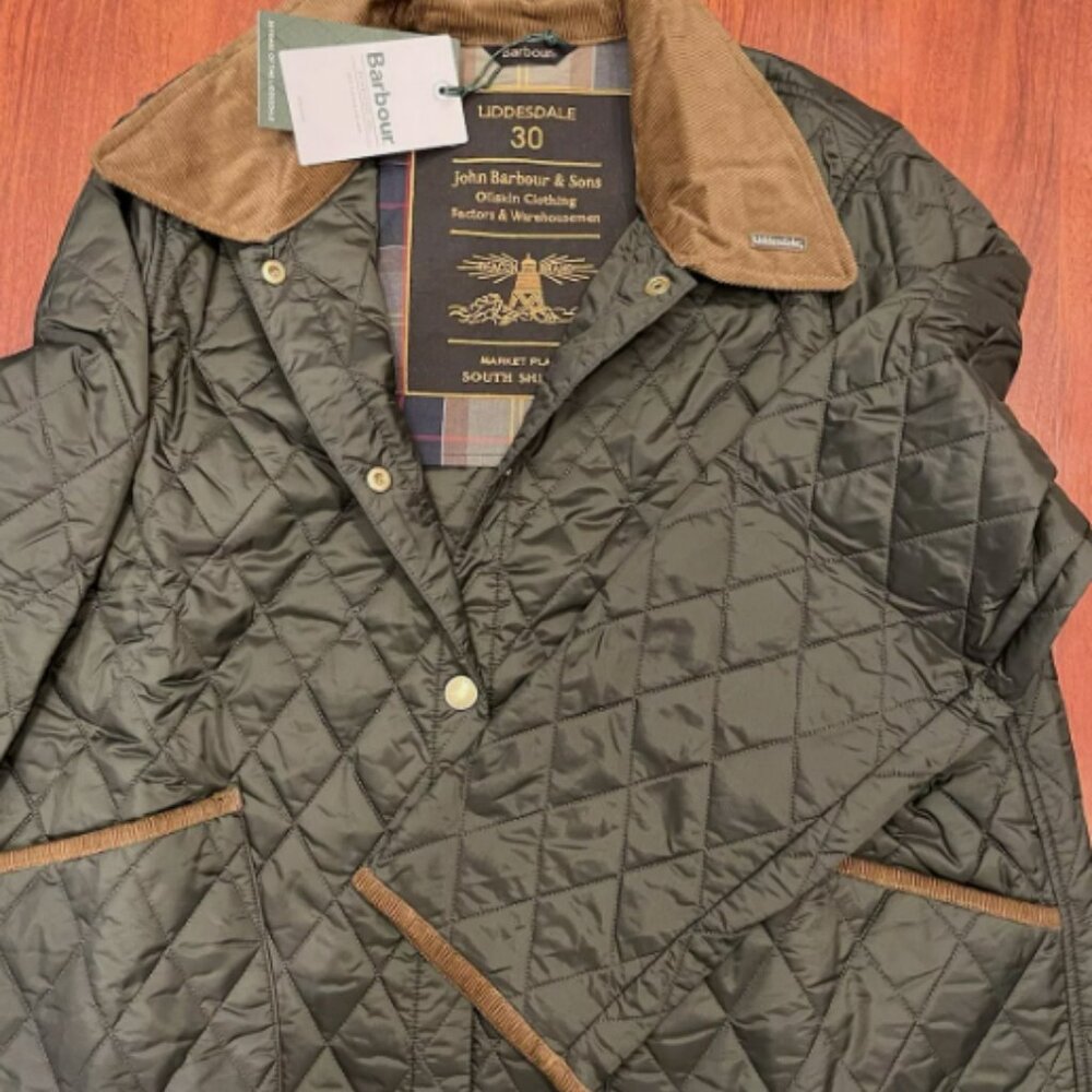 Barbour 30th Anniversary Modern Liddesdale -Olive/Clas MSRP$430 BRITISH ELEGANCE - Picture 3 of 16